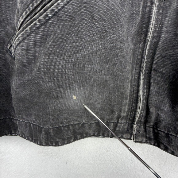 Carhartt Detroit Jacket Blanket Lined Mens 2XL J43 ONX Onyx Black - Picture 14 of 16